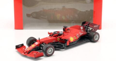 フェラーリF1 SF21 ルックスマート 1/18 シャルルルクレール