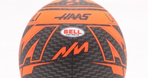 Bell ベル 4100117 1/2 ヘルメット Haas VF-21 #9 F1 2021 ニキータ 