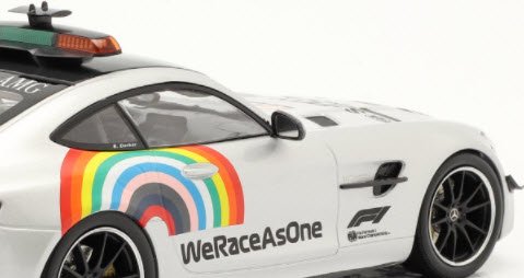 ミニチャンプス 155036092 1/18 メルセデス AMG GT-R (2017) セーフティーカー フォーミュラ1 2020 -  ミニチャンプス専門店　【Minichamps World】