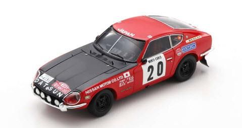 スパーク S6284 1/43 Datsun 240 Z No.20 29th Rally Monte Carlo 1972