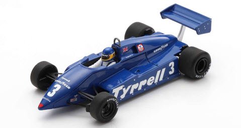 スパーク S7283 1/43 Tyrrell 011 No.3 4th German GP 1982 Michele 