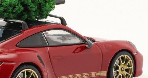 ミニチャンプス WAP0208100NTBS 1/43 ポルシェ 911 (992) Turbo S Christmas Edition 2021  レッド クリスマス ツリー Porsche 特注品 - ミニチャンプス専門店　【Minichamps World】
