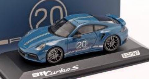 ミニチャンプス WAP0209050N001 1/43 ポルシェ 911 Turbo S China 20th Anniversary Edition  oslo blue Porsche 特注品 - ミニチャンプス専門店　【Minichamps World】