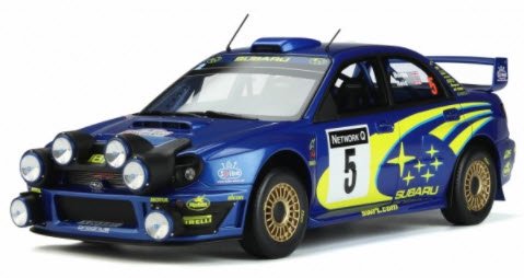 OTTO オットー OTM391 1/18 スバル インプレッサ WRC (ブルー) - ミニチャンプス専門店　【Minichamps World】