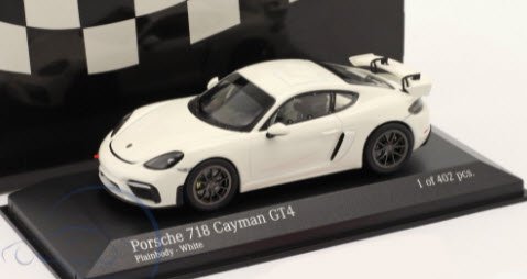 1/43 ミニチャンプス ポルシェ 718 ケイマン GT4 RS ホワイト