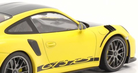 ミニチャンプス 155068221 1/18 ポルシェ 911 GT3RS (991.2) 2019 イエロー/ヴァイザッハ  パッケージ/プラチナマグネシウムホイール - ミニチャンプス専門店　【Minichamps World】