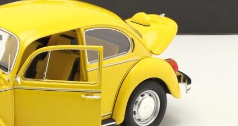 ミニチャンプス 150057106 1/18 フォルクスワーゲン Volkswagen VW Beetle 1200 1983 イエロー -  ミニチャンプス専門店　【Minichamps World】