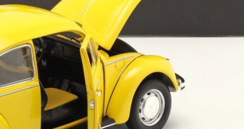ミニチャンプス 150057106 1/18 フォルクスワーゲン Volkswagen VW Beetle 1200 1983 イエロー -  ミニチャンプス専門店 【Minichamps World】