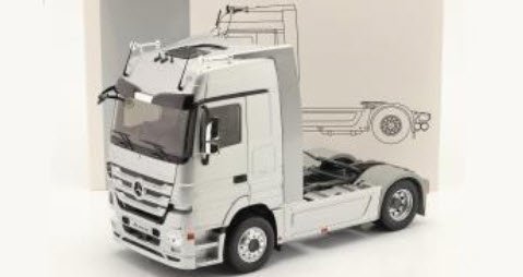 ELIGOR エリゴール 115530 1/18 メルセデス ベンツ Mercedes-Benz Actros MP03 CAB1860 V8  Truck 2008 アルミニウム グレイ - ミニチャンプス専門店 【Minichamps World】