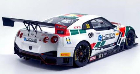 POP RACE 855221 1/18 Nissan GT-R Nismo GT3 No.23 KCMG FIA GT World 