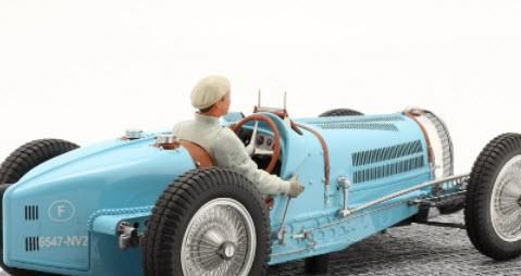 LeMansMiniatures 118001M 1/18 ブガッティ T59 1934 ライトブルー