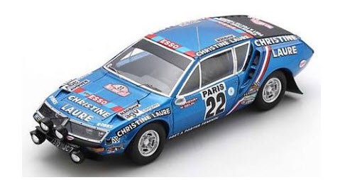 スパーク S5471 1/43 Alpine A310 No.22 Rally Monte Carlo 1976 J. Henry - M.  Gelin - ミニチャンプス専門店　【Minichamps World】