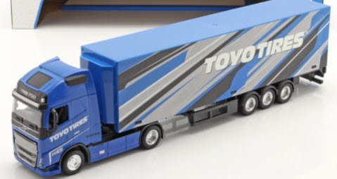 ブラーゴ Bburago 31461T 1/43 ボルボ FH16 Globetrotter 750 XXL Hauler & Trailer  Toyo Tires - ミニチャンプス専門店　【Minichamps World】