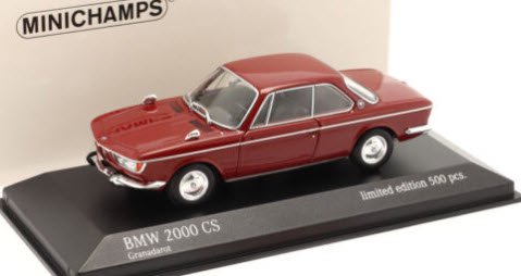 ミニチャンプス 943025083 1/43 BMW 2000 CS coupe 1967 Granadaレッド 特注品 - ミニチャンプス専門店　 【Minichamps World】