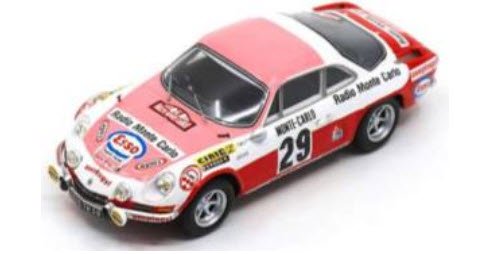 スパーク S6113 1/43 Alpine A110 No.29 Rally Monte Carlo 1973 P 