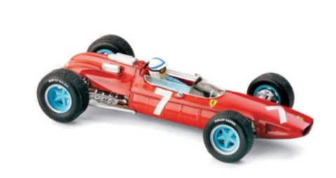 ブルム 1/43 フェラーリ D50 イタリアGP 1956 4位 ファンジオ フィギア