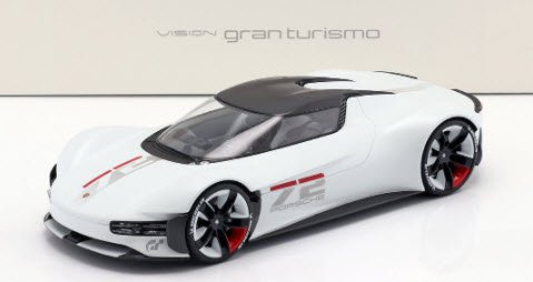 スパーク WAP0210030MRES 1/18 ポルシェ Vision Gran Turismo oryx ホワイト / ブラック Porsche  特注品 ケース付 - ミニチャンプス専門店　【Minichamps World】