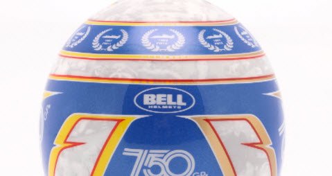 Bell ベル 4100125 1/2 ヘルメット ウィリアムズ FW43B #6 Williams Racing 750th GP F1 2021  ニコラス・ラティフィ - ミニチャンプス専門店　【Minichamps World】