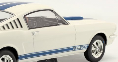 OTTO オットー G064 1/12 フォード マスタング シェルビー GT350 1965 ホワイト / ブルー - ミニチャンプス専門店　 【Minichamps World】