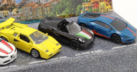 Majorette 1/64 5-Car Set Dream Cars Italy - ミニチャンプス専門店 【Minichamps World】