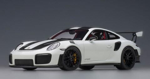 オートアート AUTOart 78171 1/18 ポルシェ 911 (991.2) GT2 RS ヴァイザッハ・パッケージ  (ホワイト/カーボンブラック) - ミニチャンプス専門店　【Minichamps World】