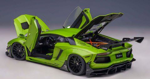 オートアート AUTOart 79243 1/18 リバティーウォーク LB-WORKS ランボルギーニ アヴェンタドール リミテッドエディション  (パール・グリーン) - ミニチャンプス専門店 【Minichamps World】