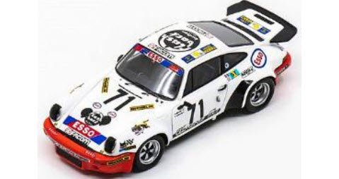 スパーク S9824 1/43 Porsche 911 RS 3.0 No.71 24H Le Mans 1976 M. Ouvière -  