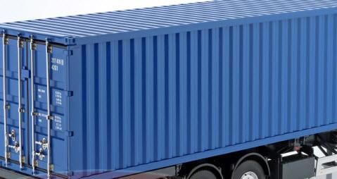 NZG LX977000 1/18 Set Semi-trailer Europe with 40 FT
