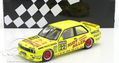 ミニチャンプス 155892022 1/18 BMW M3 `VALIER MOTORSPORT` HARALD GROHS #22 DTM 1989  - ミニチャンプス専門店　【Minichamps World】