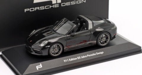 ミニチャンプス WAP0201450NTRG 1/43 ポルシェ 911 (992) Targa 4 GTS 50 Years Porsche  Design ブラック 特注品 - ミニチャンプス専門店　【Minichamps World】