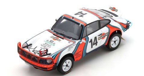 スパーク S4019 1/43 Porsche 911 SC 3.0 No.14 2nd Safari Rally 1978 V.Preston  Jr.- J.Lyall - ミニチャンプス専門店　【Minichamps World】