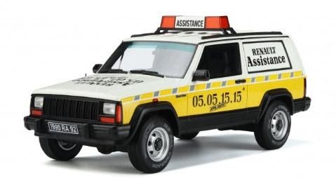 ミニカー　1/18 ジープ チェロキー(イエロー) [OTM939] OTTO オットー OTM939 1/18 ジープ チェロキー (イエロー