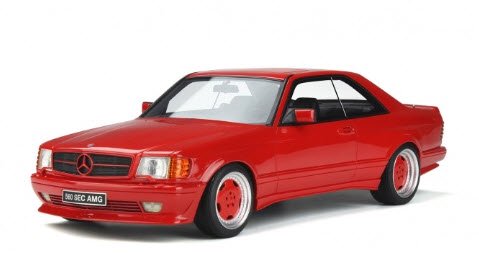 OTTO オットー OTM995 1/18 メルセデス ベンツ W126 560SEC ワイドボディ (レッド) - ミニチャンプス専門店　 【Minichamps World】