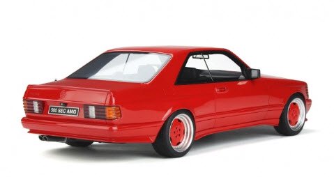 OTTO オットー OTM995 1/18 メルセデス ベンツ W126 560SEC ワイドボディ (レッド) - ミニチャンプス専門店　 【Minichamps World】