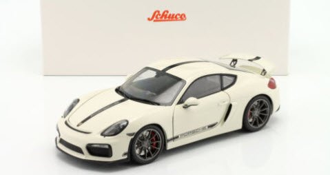 シュコー Schuco 450040500 1/18 ポルシェ ケイマン GT4 2015 ホワイト - ミニチャンプス専門店　【Minichamps  World】