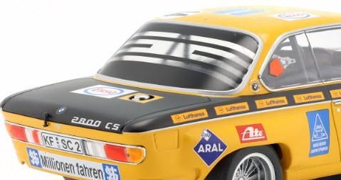 MINICHAMPS 1/18 BMW 2800CS Alpina Spa Winners 1970 Model Car