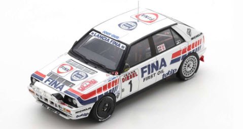 スパーク S9008 1/43 Lancia Delta HF Integrale 16V No.1 Winner Rally San Remo  1991 D.Auriol - B.Occelli - ミニチャンプス専門店　【Minichamps World】