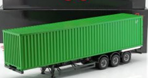 NZG LX97910030 1/18 Set semi-trailer International with 40 FT Container  green コンテナ グリーン - ミニチャンプス専門店　【Minichamps World】