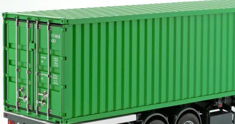 NZG LX97910030 1/18 Set semi-trailer International with 40 FT Container  green コンテナ グリーン - ミニチャンプス専門店　【Minichamps World】