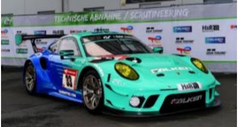 スパーク SG845 1/43 Porsche 911 GT3 R No.33 Falken Motorsports 9th