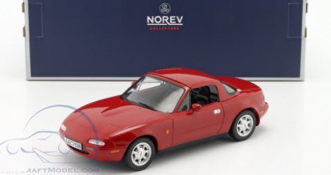 ノレブ NOREV 188020 1/18 マツダ MX-5 1989 レッド - ミニチャンプス専門店　【Minichamps World】