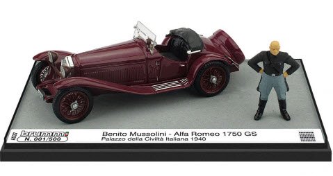 ブルム AS37C 1/43 アルファ・ロメオ 1750GS ムッソリーニ ローマ 1940