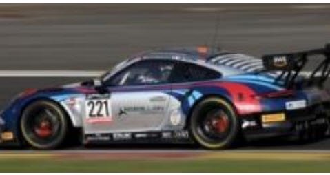 スパーク SB529 1/43 Porsche 911 GT3 R No.221 GPX Martini Racing