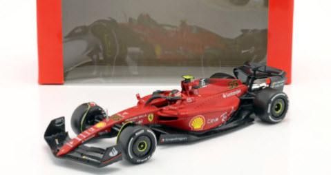 ブラーゴ Bburago 1681155 1/18 フェラーリ F1-75 #55 F1 2022 カルロス・サインツJr. - ミニチャンプス専門店　 【Minichamps World】