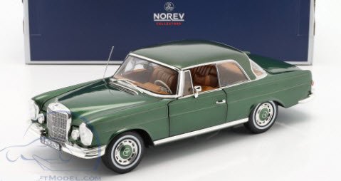 ノレブ NOREV 183764 1/18 メルセデス ベンツ 250 SE Coupe W111 1969 グリーンメタリック -  ミニチャンプス専門店　【Minichamps World】