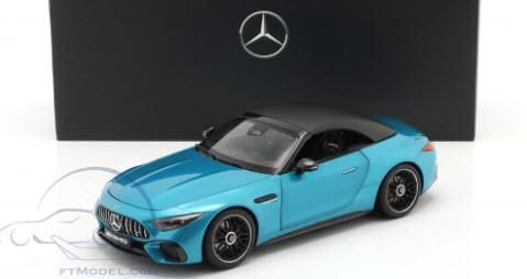 Iscale1/18 Mercedes Custom-Made Amg Sl R232 Hyperblau | eBay