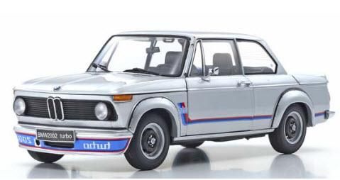 京商 KS08544S 1/18 BMW 2002 ターボ (シルバー) - ミニチャンプス専門 