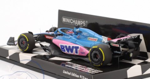 ミニチャンプス 417220314 1/43 BWT アルピーヌ F1 チーム A522 フェルナンド・アロンソ オーストラリアGP 2022 -  ミニチャンプス専門店　【Minichamps World】