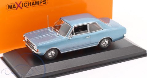 ミニチャンプス MAXICHAMPS 940046100 1/43 オペル Opel Rekord C 1966-72 ライトブルーメタリック -  ミニチャンプス専門店　【Minichamps World】