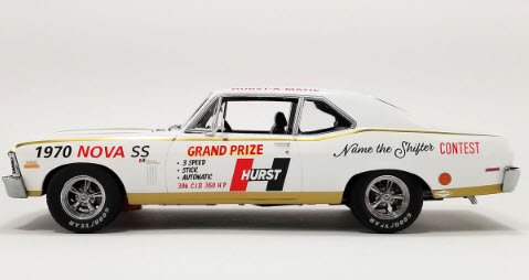 ACME GMP 18982 1/18 1970 Chevrolet Nova SS 54th International 500 Mile  Sweepstakes Hurst Performance - ミニチャンプス専門店　【Minichamps World】